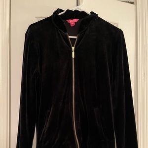 Lilly Pulitzer velour jacket